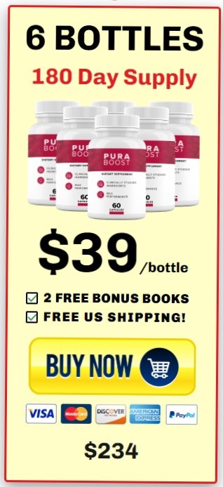 Pura Boost pricing 6bottles